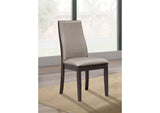 106583 Spring Creek Upholstered Dining Chair Taupe (Set of 2)