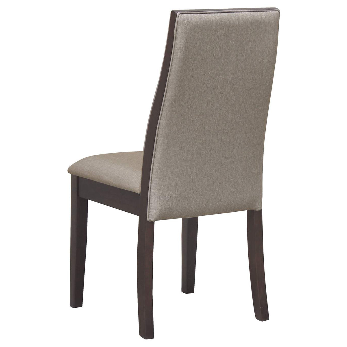 106583 Spring Creek Upholstered Dining Chair Taupe (Set of 2)