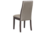 106583 Spring Creek Upholstered Dining Chair Taupe (Set of 2)