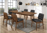 Redbridge Rectangular 7-piece Dining Set Natural Walnut