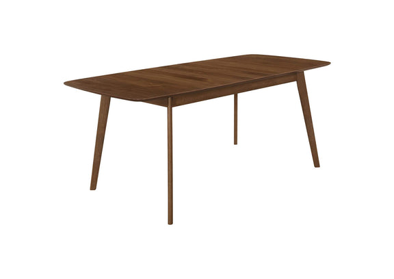 106591 Redbridge 75-inch Extension Leaf Dining Table Natural Walnut