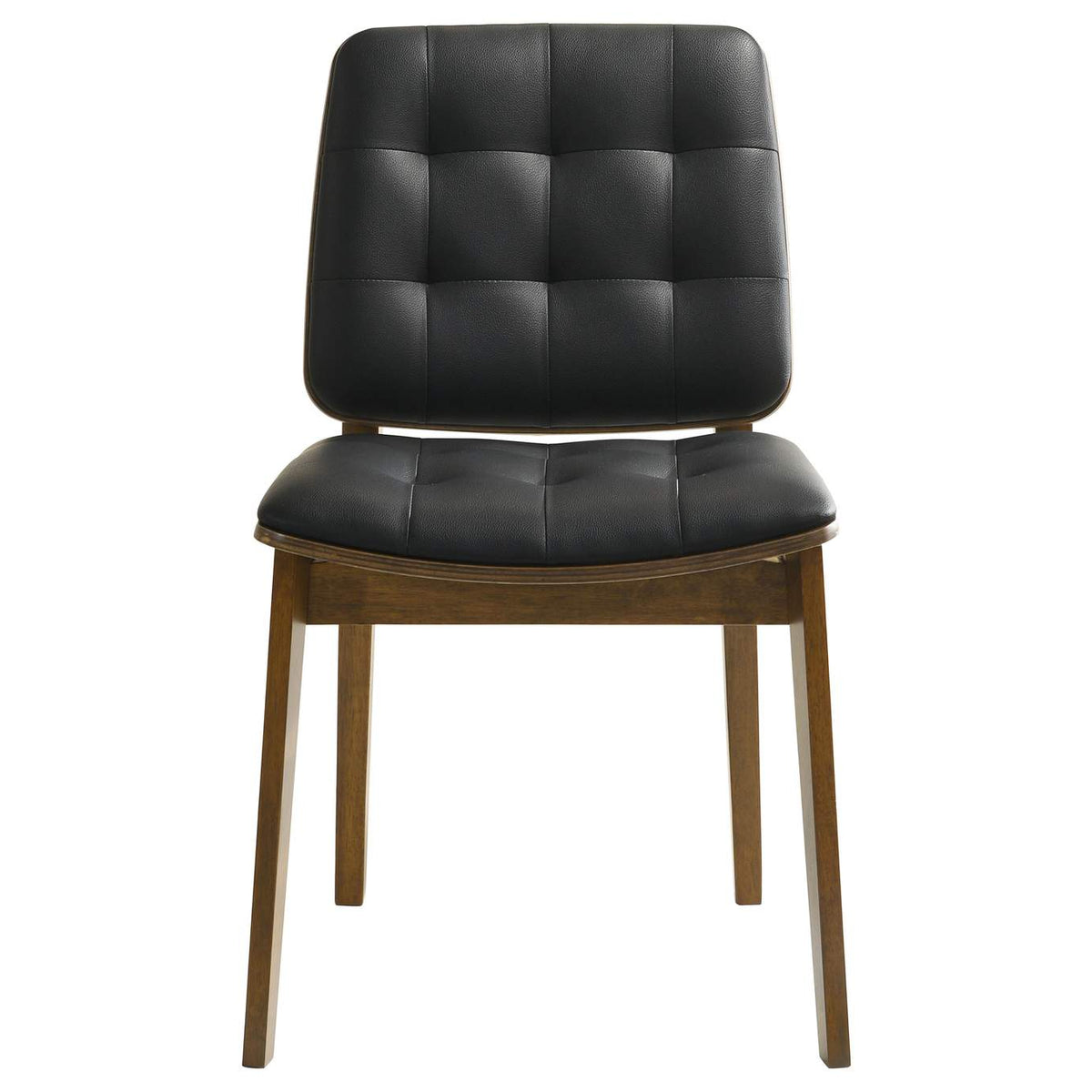 106596 Redbridge Upholstered Dining Side Chair Walnut (Set of 2)