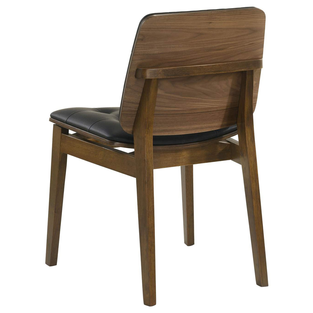 106596 Redbridge Upholstered Dining Side Chair Walnut (Set of 2)