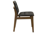 106596 Redbridge Upholstered Dining Side Chair Walnut (Set of 2)