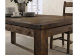 107041-S5 Coleman 5-piece Rectangular Dining Set Rustic Golden Brown