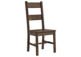 107041-S5 Coleman 5-piece Rectangular Dining Set Rustic Golden Brown