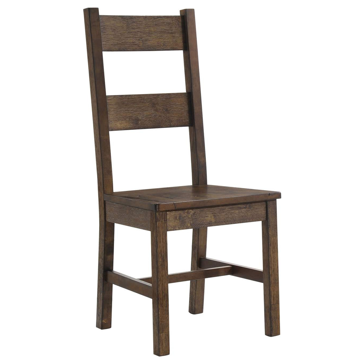 107042 Coleman Dining Side Chair Rustic Golden Brown (Set of 2)
