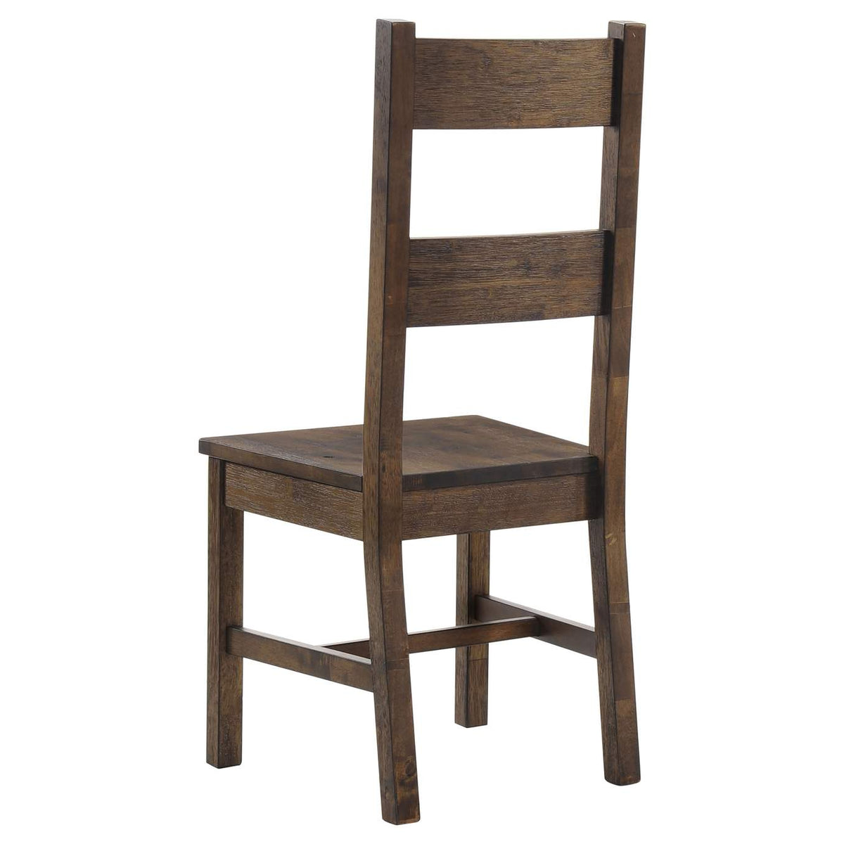 107042 Coleman Dining Side Chair Rustic Golden Brown (Set of 2)