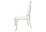 107872N Antoine Upholstered Dining Chair Cream White (Set of 2)