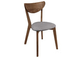 108080-S5 Alfredo 5-piece Butterfly Leaf Dining Set Natural Walnut