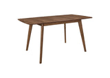 108080 Alfredo 63-inch Extension Leaf Dining Table Natural Walnut