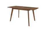 108080 Alfredo 63-inch Extension Leaf Dining Table Natural Walnut