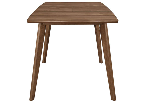 108080 Alfredo 63-inch Extension Leaf Dining Table Natural Walnut