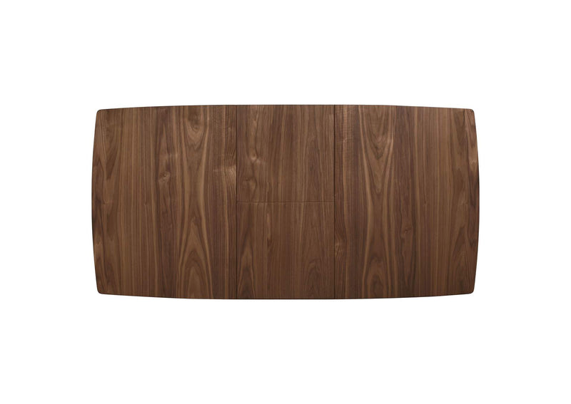 108080 Alfredo 63-inch Extension Leaf Dining Table Natural Walnut