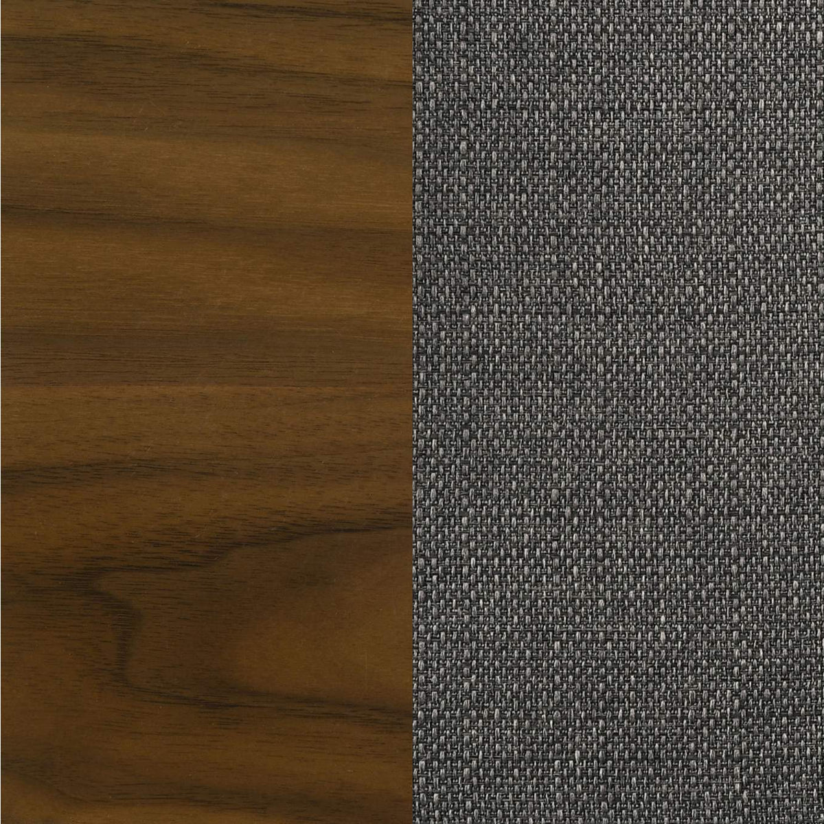 108082 Alfredo Dining Side Chair Grey and Natural Walnut (Set of 2)