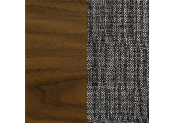 108082 Alfredo Dining Side Chair Grey and Natural Walnut (Set of 2)