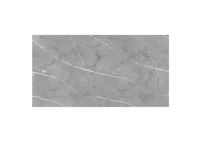108121 Sterling 72-inch Rectangular Dining Table Grey Faux Marble