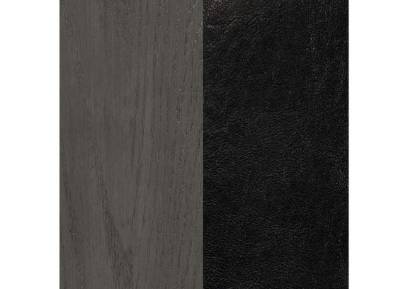 108212 Lavon Wood Dining Side Chair Black and Medium Grey (Set of 2)