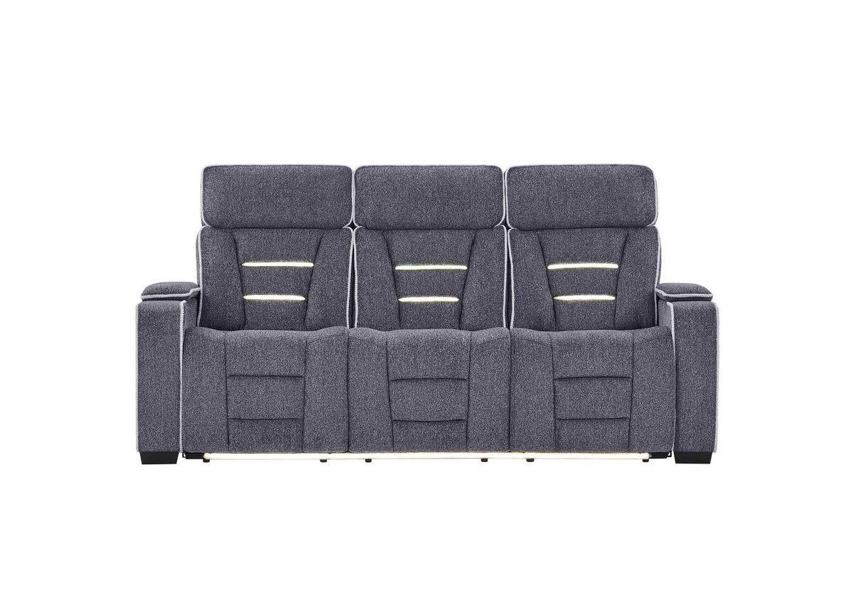 U1895-GREY-P2_RS U1895 GREY P2 RECLINING SOFA WITH IS AND LED
