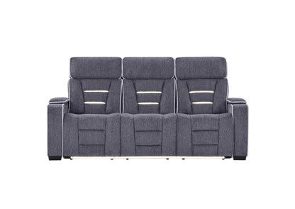 U1895-GREY-P2_RS U1895 GREY P2 RECLINING SOFA WITH IS AND LED