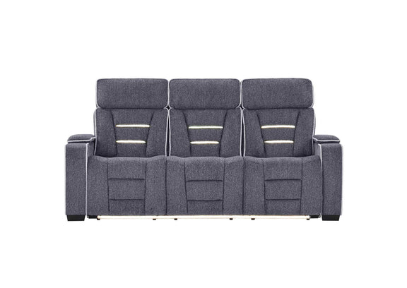 U1895-GREY-P2_RS U1895 GREY P2 RECLINING SOFA WITH IS AND LED