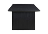 108231-S5A Brookmead 5-piece Extension Leaf Dining Table Set Black