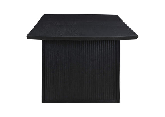 108231-S5A Brookmead 5-piece Extension Leaf Dining Table Set Black