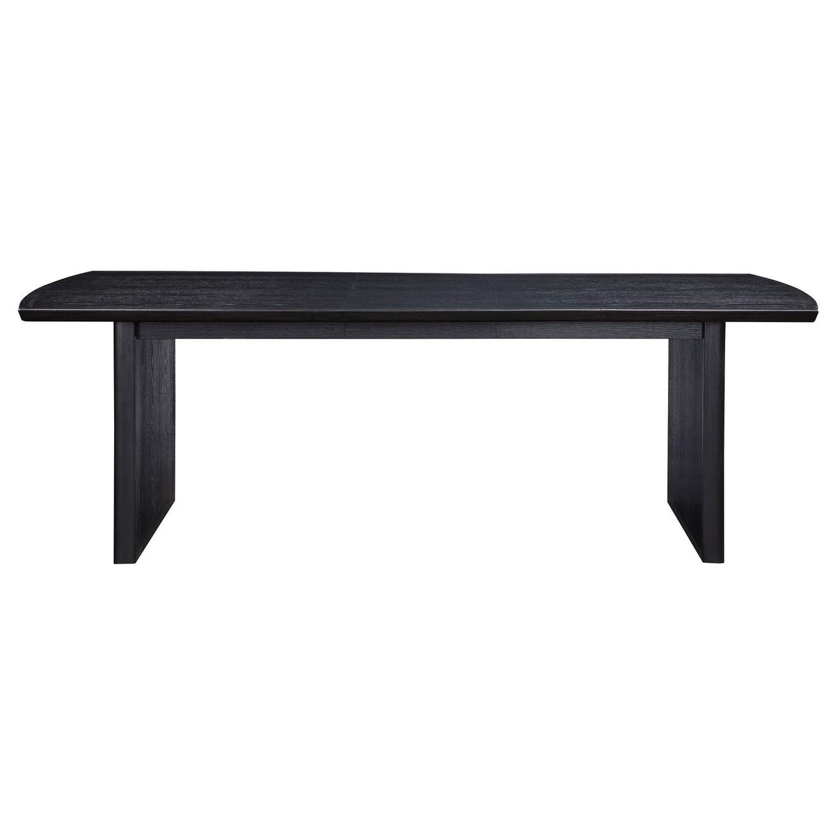 108231-S7A Brookmead 7-piece Extension Leaf Dining Table Set Black