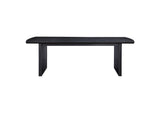 108231-S7A Brookmead 7-piece Extension Leaf Dining Table Set Black