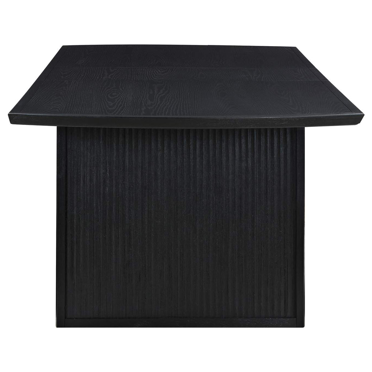 108231-S7A Brookmead 7-piece Extension Leaf Dining Table Set Black