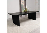 108231 Brookmead 100-inch Extension Leaf Dining Table Black