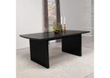 108231 Brookmead 100-inch Extension Leaf Dining Table Black