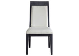 108233 Brookmead Dining Side Chair Ivory and Black (Set of 2)