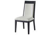 108233 Brookmead Dining Side Chair Ivory and Black (Set of 2)