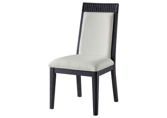 108233 Brookmead Dining Side Chair Ivory and Black (Set of 2)