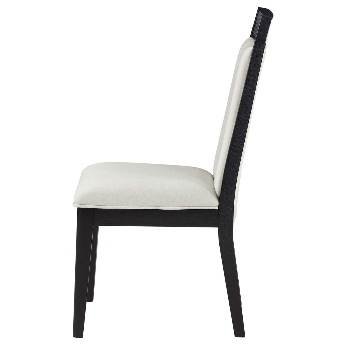 108233 Brookmead Dining Side Chair Ivory and Black (Set of 2)