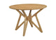108440 Elowen Round 42-inch Solid Wood Dining Table Light Walnut