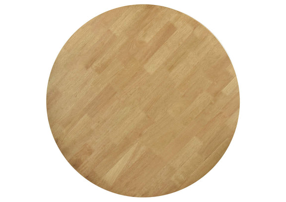 108440 Elowen Round 42-inch Solid Wood Dining Table Light Walnut
