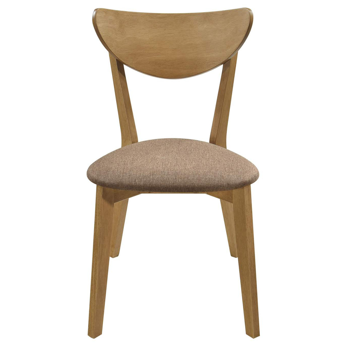 108442 Elowen Wood Dining Side Chair Light Walnut (Set of 2)