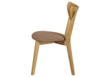108442 Elowen Wood Dining Side Chair Light Walnut (Set of 2)