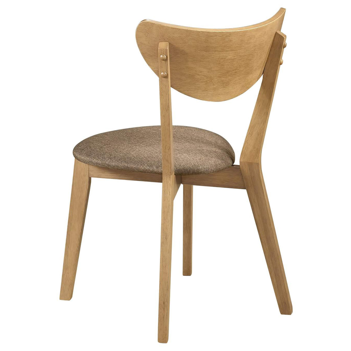 108442 Elowen Wood Dining Side Chair Light Walnut (Set of 2)