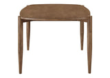 108461-S5 Dortch 5-piece Oval Solid Wood Dining Set Walnut