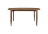 108461 Dortch Oval 63-inch Solid Wood Dining Table Walnut