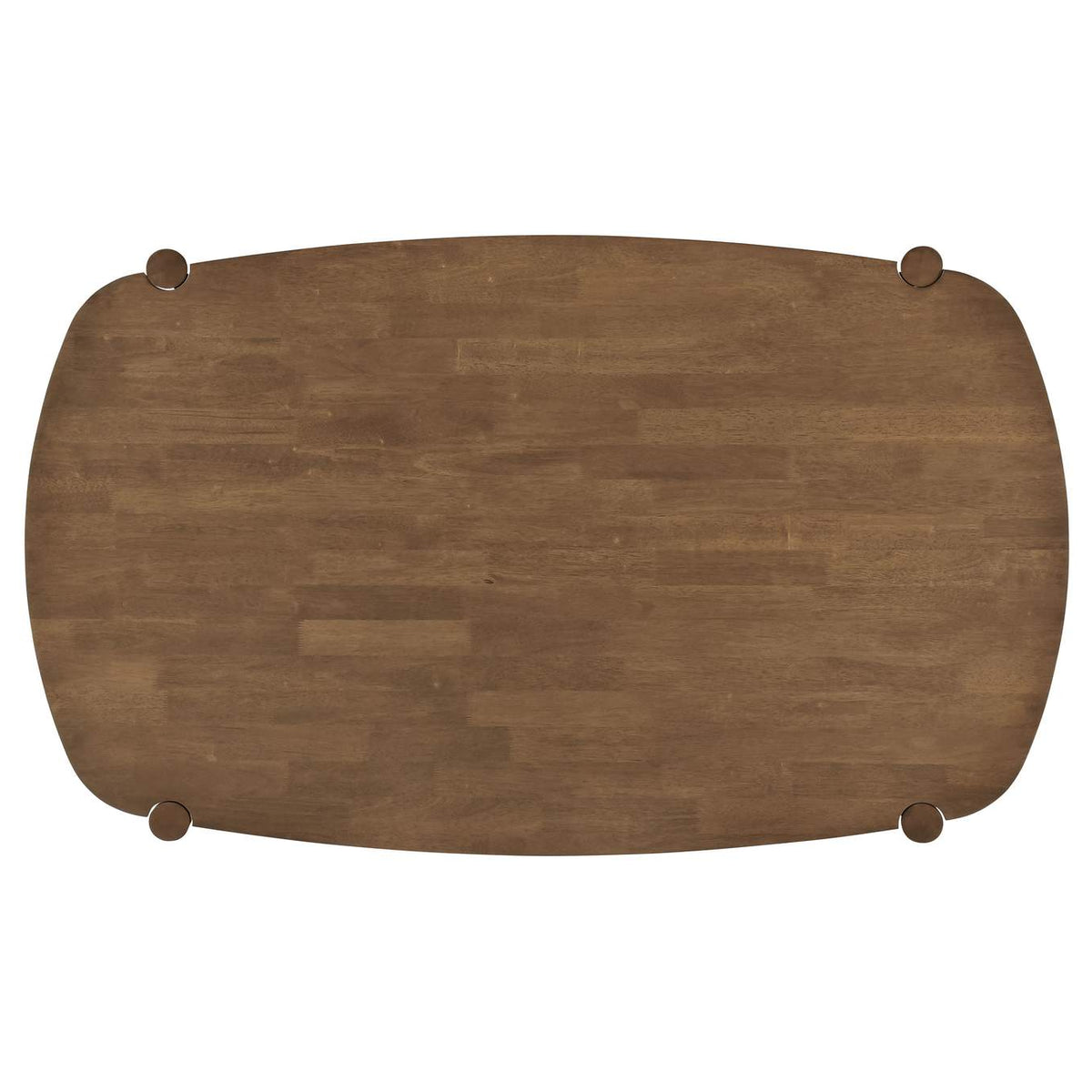 108461 Dortch Oval 63-inch Solid Wood Dining Table Walnut