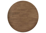 108471-S5 Dinah 5-piece Round Solid Wood Dining Set Walnut