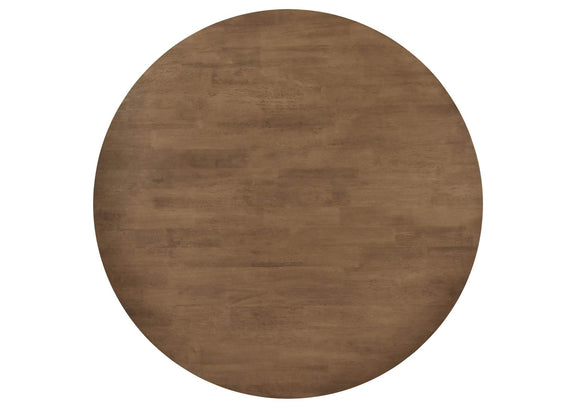 108471 Dinah Round 47-inch Solid Wood Dining Table Walnut