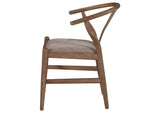 108472 Dinah Wood Wishbone Dining Side Chair Walnut (Set of 2)