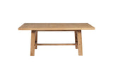 108540-S7 Middleton 7-piece Extension Leaf Dining Set Brown and Beige