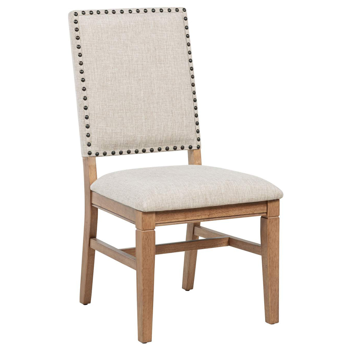 108540-S7 Middleton 7-piece Extension Leaf Dining Set Brown and Beige