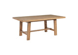 108540 Middleton 76-inch Extension Leaf Dining Table Natural Brown